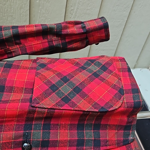 VINTAGE PENDLETON BLAZER SPORT COAT 100% WOOL M MEDIUM PLAID 1950s MEN'S - Picture 4 of 8